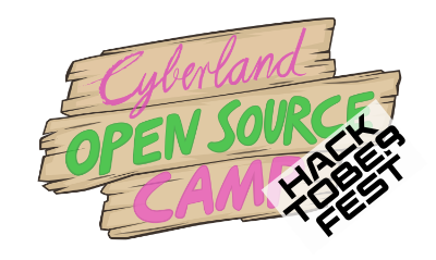 Logo CyberLand Opensource Camp "Hacktoberfest Edition"